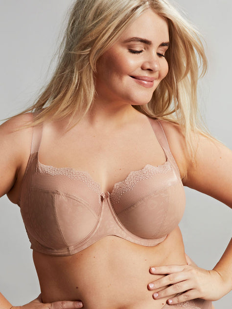 QUYUON Clearance Balconette Bra Large Chest,Slim Appearance