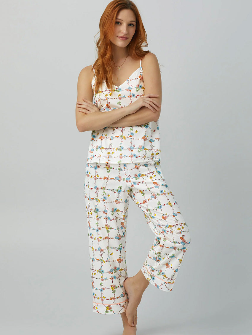 Bed Head Woven Cotton Cami And Crop PJ Set BH050004