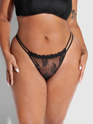Frederick's of Hollywood Rosalind Double Banded Thong