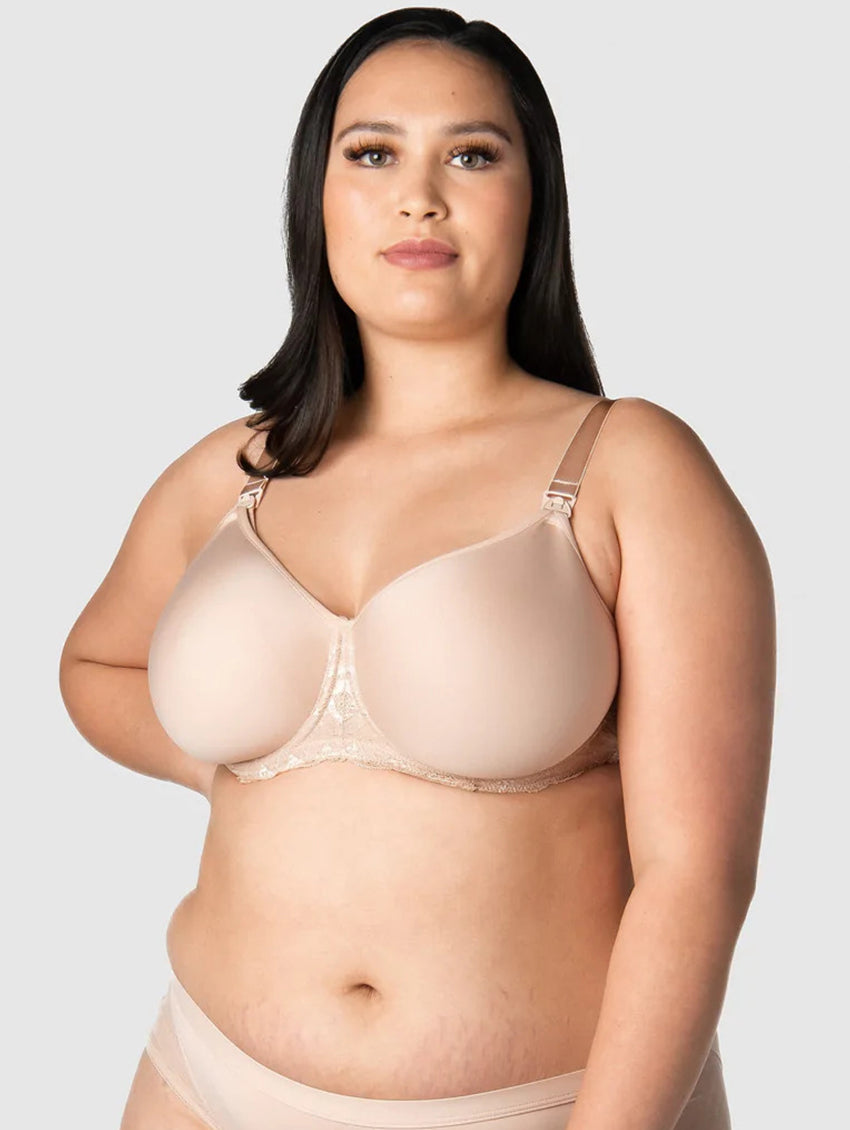 Mamia & Sofra IN-BR4430ND-34D D Cup Full Coverage Bra - Size 34