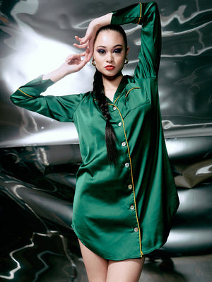 Kilo Brava The Satin Sleepshirt