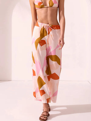 Tribal XIX Palms Drawstring Pant