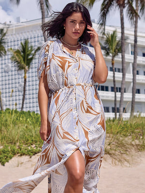 Tribal XIX Palms 4 Way Maxi Dress