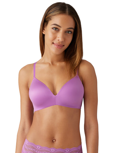 Shop Plus Size Wirefree Cooling Lounge Bra in Purple, Sizes 12-30