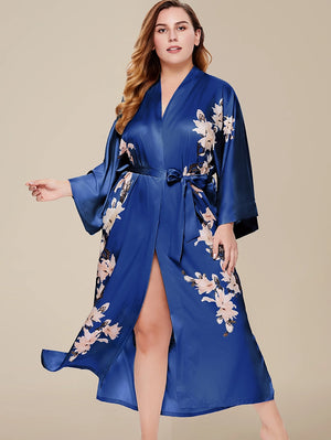 Babeyond Floral Handpainted Robe
