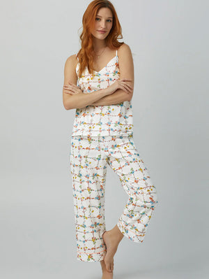 Bed Head Woven Cotton Cami And Crop PJ Set