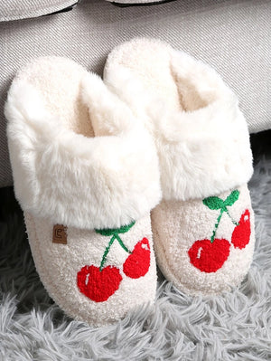 Comfy Lux Cherry Slippers