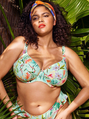 Elomi Sunshine Cove Plunge Bikini Top