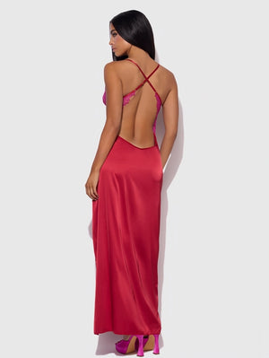House of Desire Jocelyn Long Slit Gown