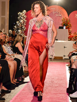 House of Desire Jocelyn Long Slit Gown