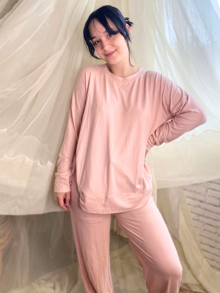 Oversized pj set best sale