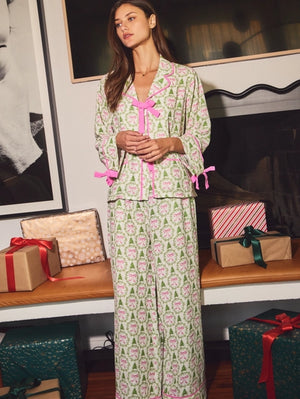 Oddi Pajama Set With Bows