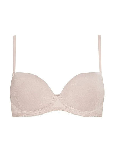 Buy BYGROW Pink Lightly Padded Cotton Blend T-Shirt Bra (Size 30 B