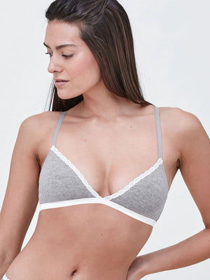 Skarlett Blue Adorned Cotton Bralette