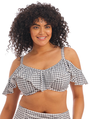 Elomi Checkmate Bardot Bikini Top