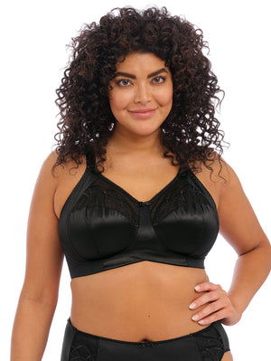Elomi Cate Side Support Underwire Mesh Embroidered Satin Basic Hazel Bra 40J  Size undefined - $49 - From Laura