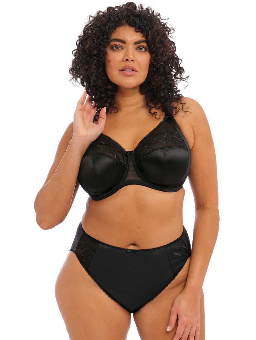 Elomi Cate Black Bra EL4033 - Down Under Specialised Lingerie