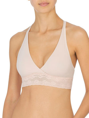 Perfection Beauty Cream D Cup Lace Up Stick On Bra