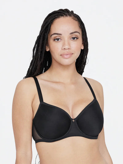 ❤️ Gap Body Black 32C Low Cut Demi Padded Undewire Bra 32 C