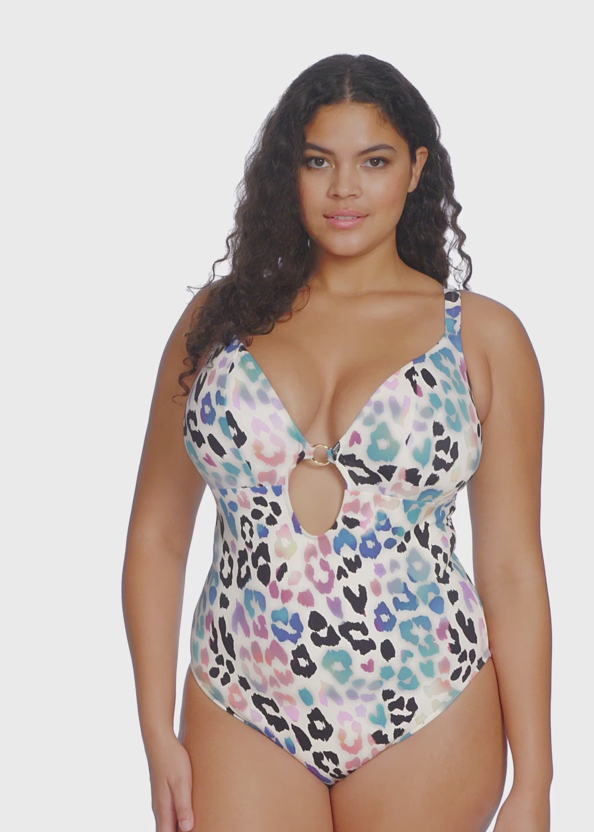 Elomi Party Bay Plunge One Piece Swimsuit ES801444 Forever Yours